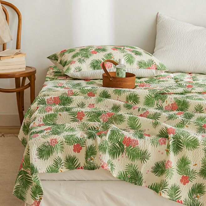 아이르 리드안 시어서커 여름 홑이불, 그린