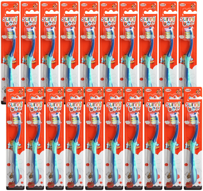 지앤마 써니비 키즈칫솔 3단계, 1개입, 20개