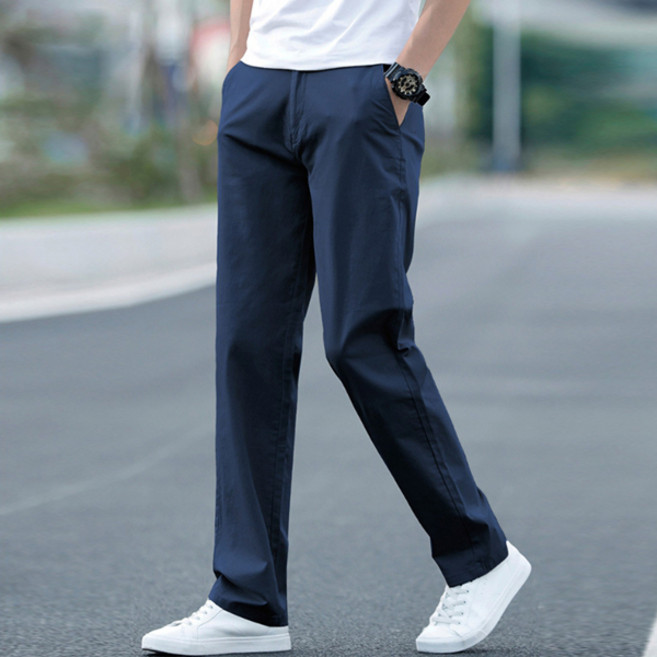 제이티엘 남성용 옴므 베이직 일자핏 바지