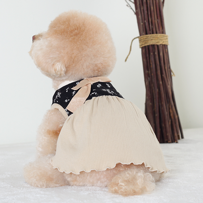 에이미러브즈펫 반려동물 LA 고운한복 원피스, 혼합색상, 1개