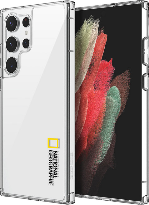 스킨플레이어 내셔널지오그래픽 크리스탈 클리어 휴대폰 케이스