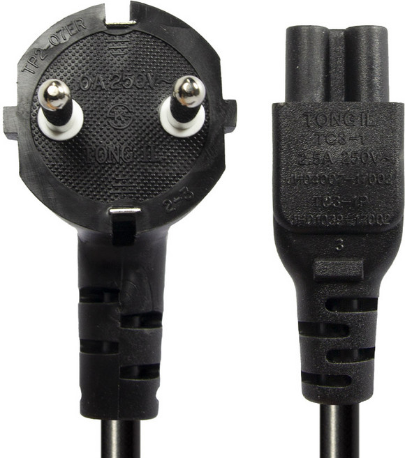 솔탑 국산 3구 AC코드 PC 전원 크로바 파워케이블 SOLTOP-072, 1.5m, 1개