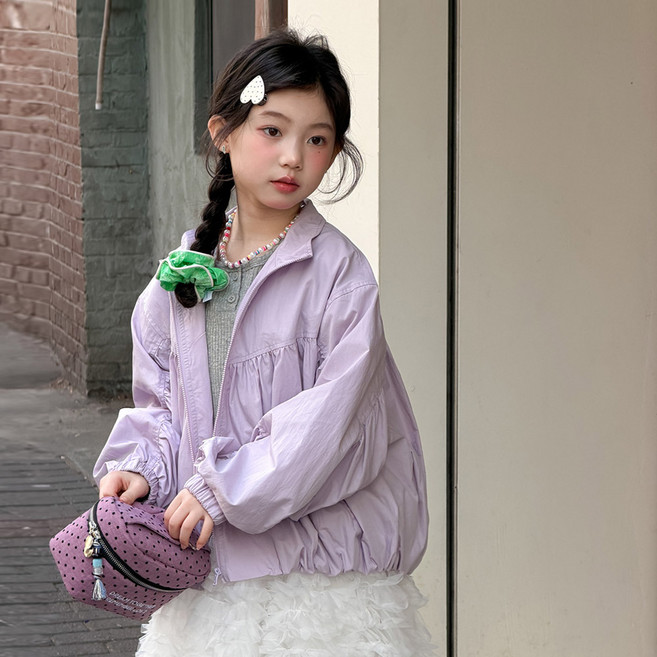 베이비맥스 레이플 셔링 벌룬 집업 점퍼