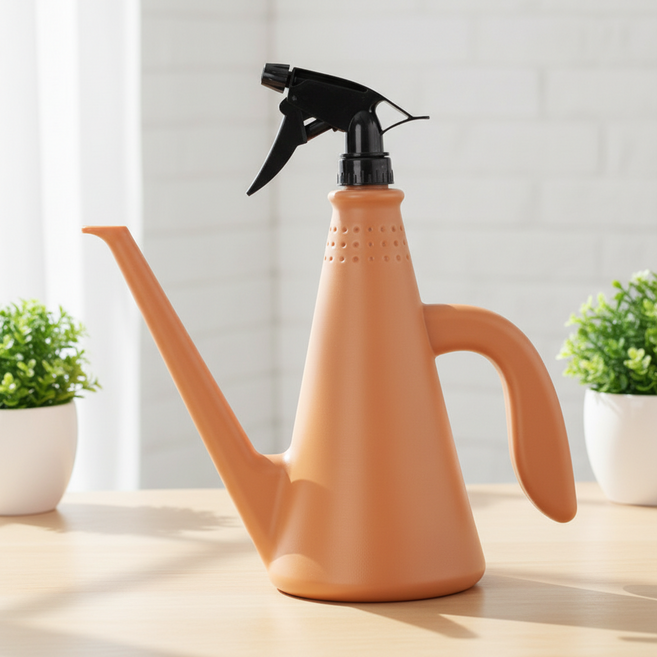 조인메이드 분무기 화분 물조리개 1L, 피치, 1개