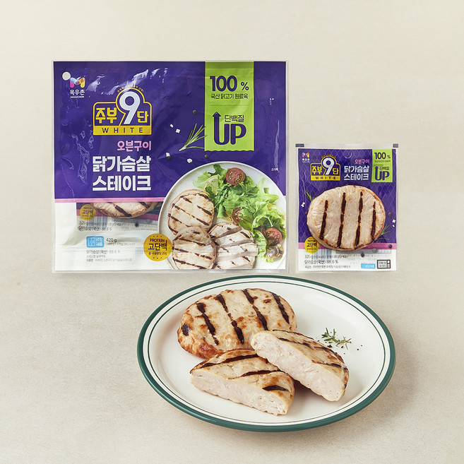 주부구단 오븐구이 닭가슴살 스테이크, 105g, 1개, 4개입