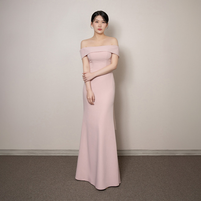 lilydress Flos 露肩蝴蝶結洋裝 LDP171