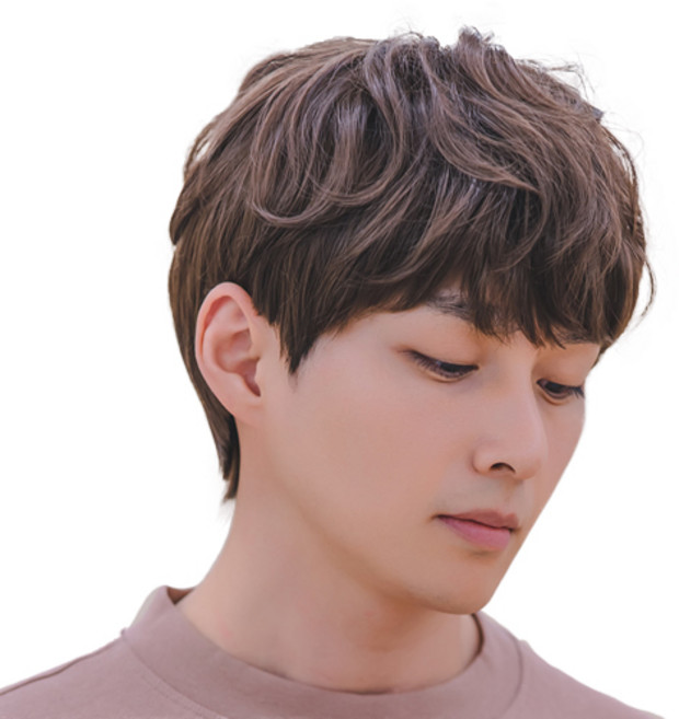 남성용 스왈로펌 통가발 M, 시나몬브라운, 1개