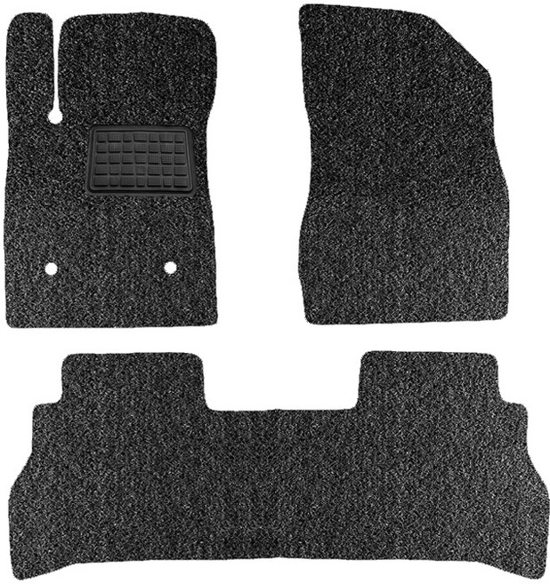 순수 코일 카매트 확장형 GM대우 3종 세트 GE-36, 쉐보레 트랙스 크로스오버 2023 년형~, 올블랙