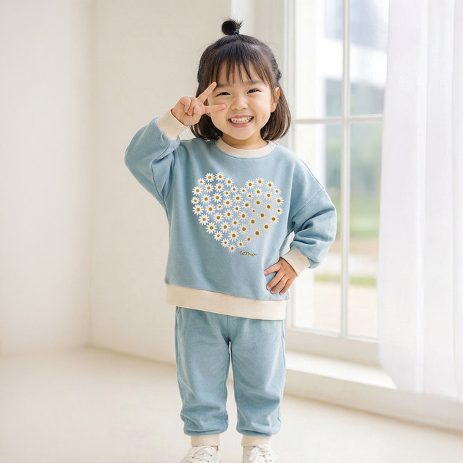 키즈꼬모 아동용 코코리 상하의 세트