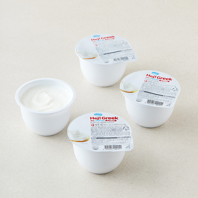 덴마크 동원 하이 그릭요거트 고단백 무가당 플레인, 80g, 4개