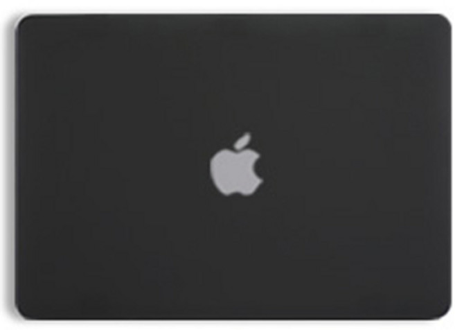 애니클리어 프리미엄 맥북 하드케이스 뉴애어 A2337, 블랙, 1개