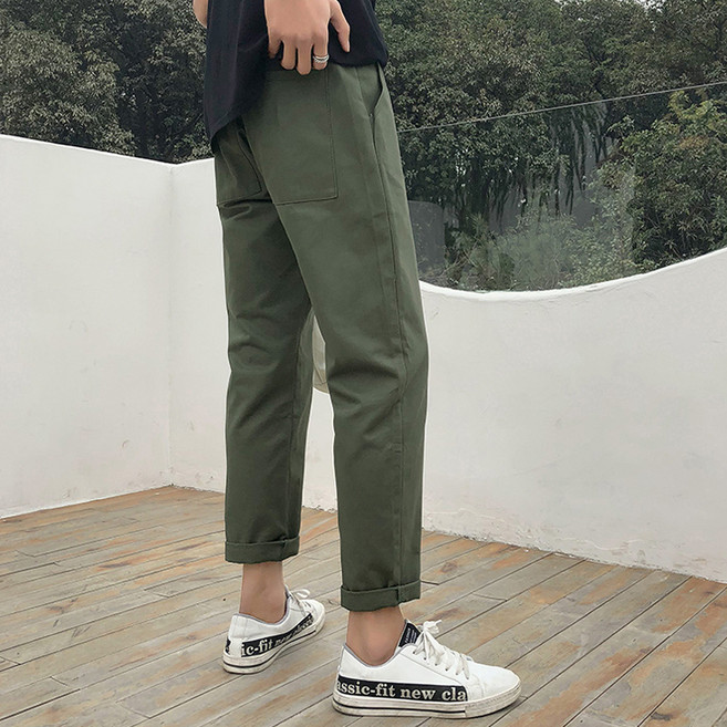 블랙101 남성용 머레이스 9부 세미 와이드 팬츠 FC-2319514