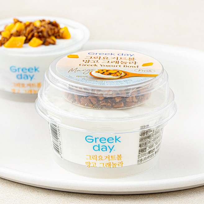 그릭데이 그릭요거트볼 망고그래놀라, 94g, 1개