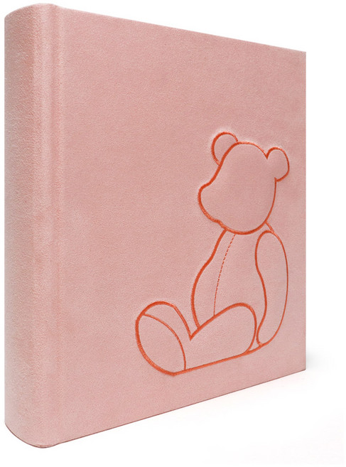 크래썸 테디베어 우리아기 초음파 성장 사진앨범, 마카롱핑크, 30매, 1개