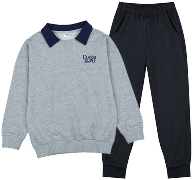 키스포 아동용 루스 카라 케빈 상하의 세트