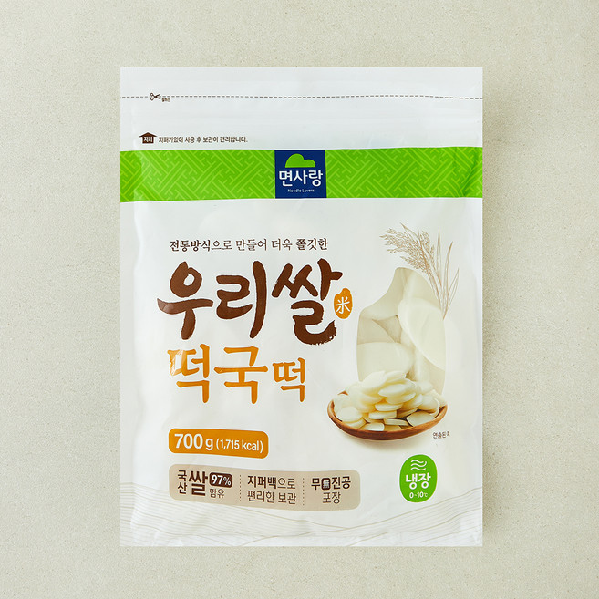 면사랑 우리쌀 떡국떡, 700g, 1개