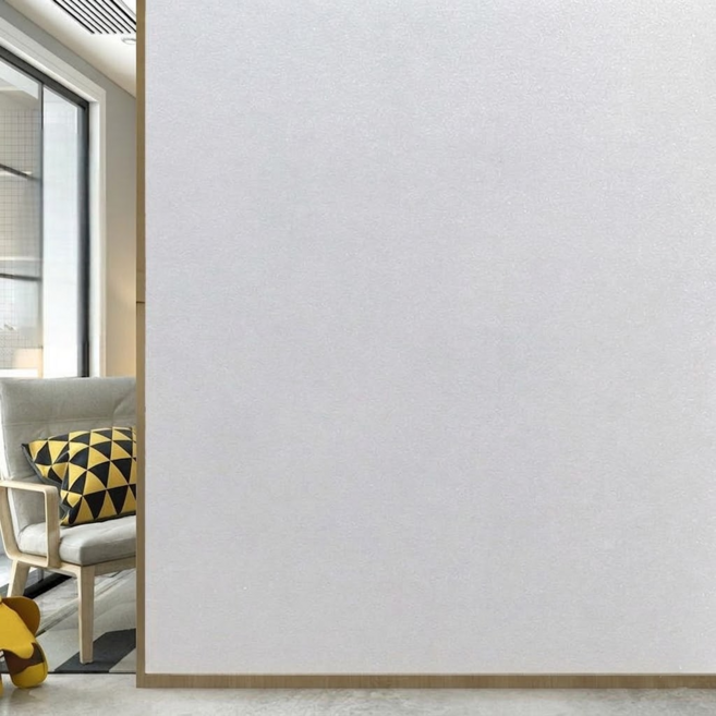 ROI라이프 프라이버시 반투명 창문 시트지 정전기식, 퓨어 무광