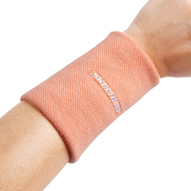 스케쳐스 스포츠 롱 손목 밴드, 코랄, 1개