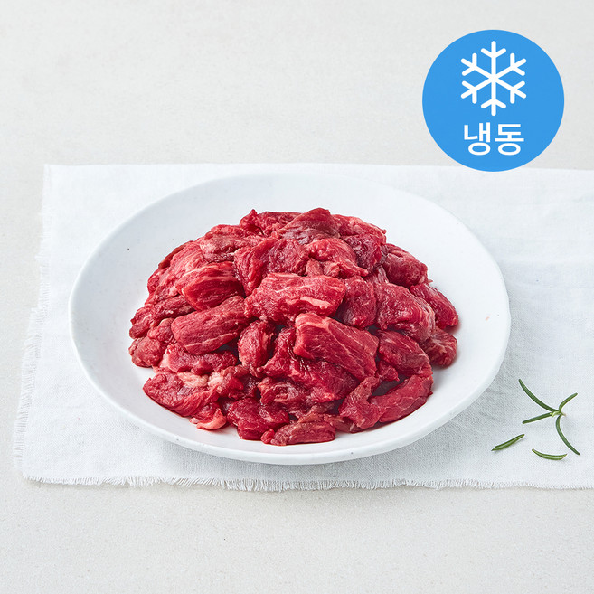 한우맘 한우 1등급 정육 세절 국거리용 (냉동), 1개, 300g