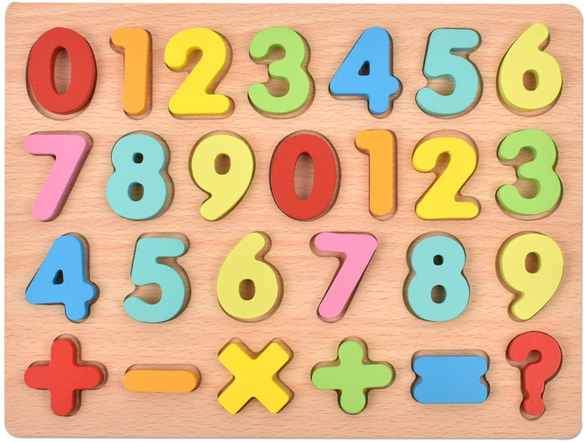 오즈토이 목제 입체 퍼즐 숫자, 1세트, 26피스