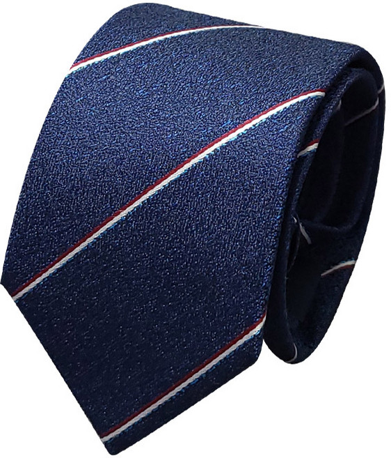 엠스코프 투톤 스트라이프 자동 지퍼 넥타이 MN408