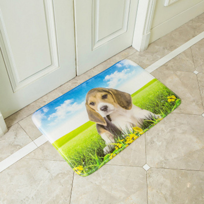 마음에 평화를 주는 다양한 풍경 발매트, 비글풀