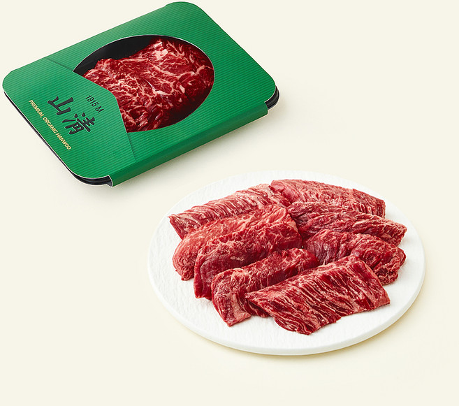 산청 유기축산물 인증 한우 안창살 1등급 구이용 (냉장), 1개, 200g