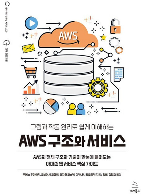 그림과 작동 원리로 쉽게 이해하는AWS 구조와 서비스:AWS의 전체 구조와 기술이 한눈에 들어오는 아마존 웹 서비스 핵심 가이드, 위키북스