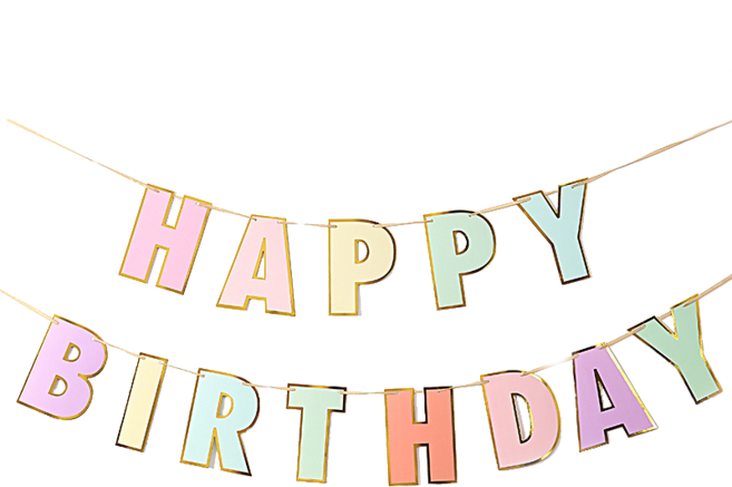 피앤비유니티 해피버스데이 가랜드, 마카롱, 1개