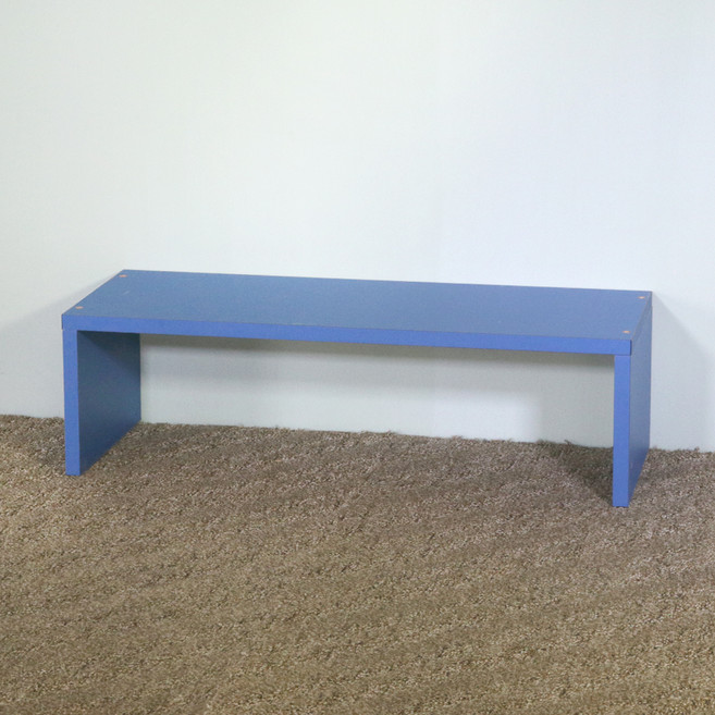 양지가구 양발이 선반, 파랑, 1단