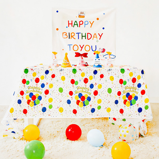 모던앳 다회용 파티 방수 식탁보, 1개입, 1개