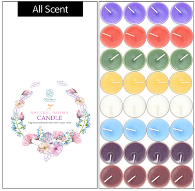 올레비엔 향티라이트 8종 x 4p, 올센트, 15g, 32개