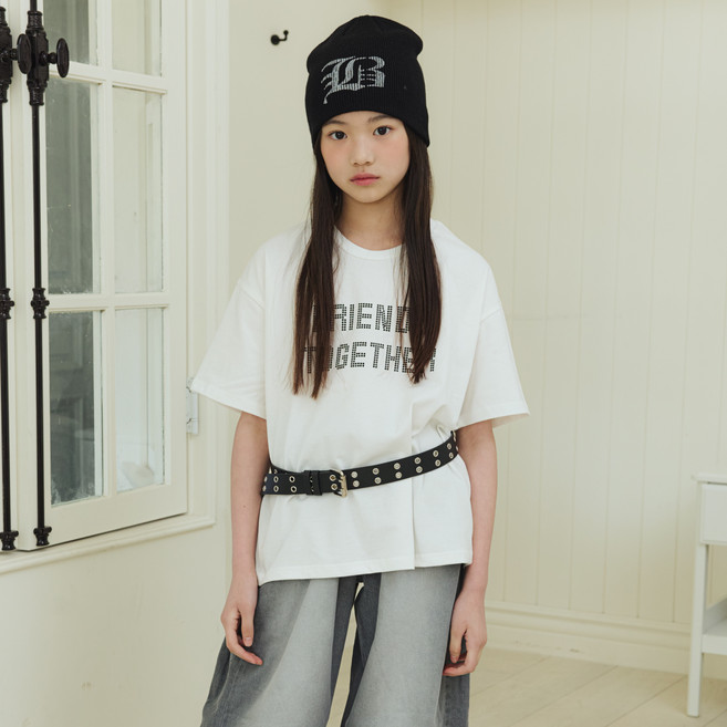 에스엠투 프렌즈 큐빅 반팔 티셔츠