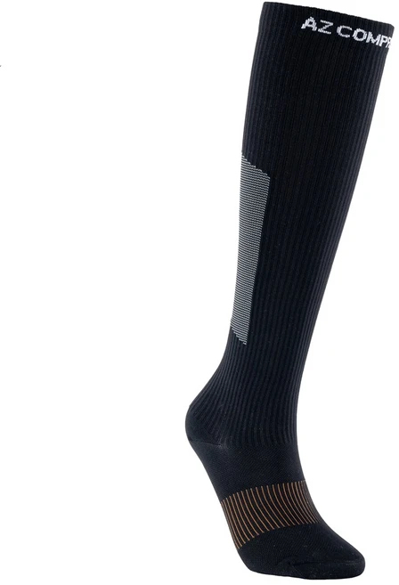 제로투히어로 AZ 컴프레션 데드리프트 스포츠 종아리 양말, 블랙, 1개 - 쿠팡