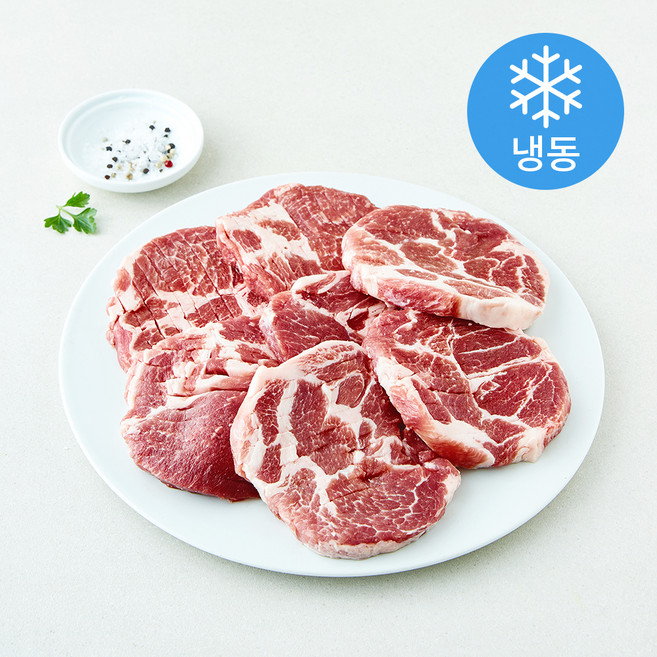듀록 칼집 넣은 목살 (냉동), 1개, 1kg