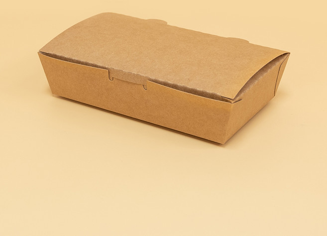 제이팩토리 일회용 종이도시락 1호 크라프트, 50개, 1개입