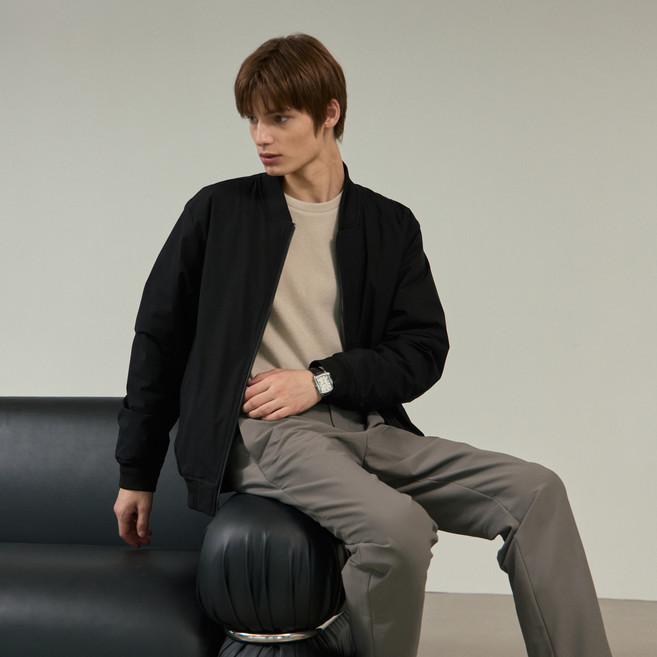 마인드브릿지 남성용 두굿 패딩 블루종 MZJP7140