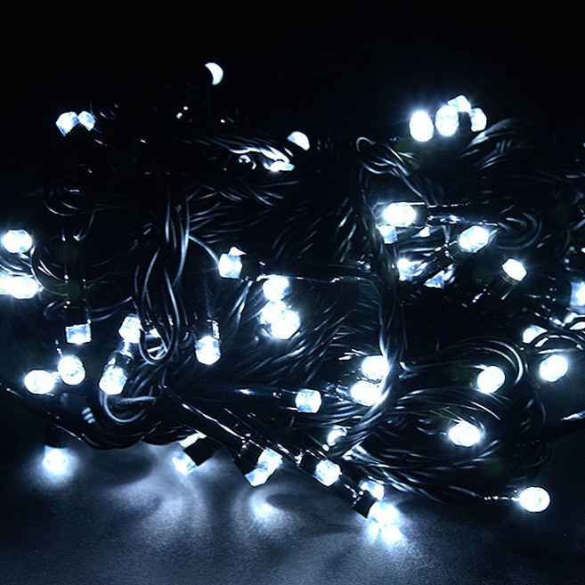 지아이비 LED 은하수전구 288구 DC24V 24m, 검정(선), 백(전구), 1개