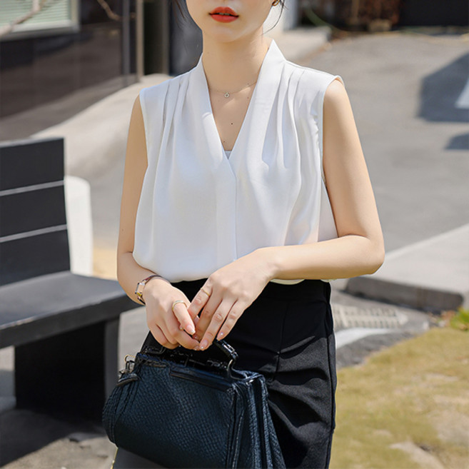 LUNA GIRL 女款 Glory 無袖襯衫 L25SMBL031306
