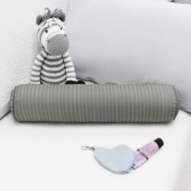 베드앤데코 에브리데이 경추 목베개 + 솜 세트, 그레이베이지, 1개