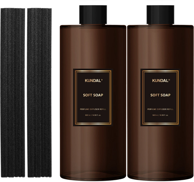 KUNDAL 昆黛爾 家用淨化空氣香薰擴香瓶組, Soft Soap, 1組