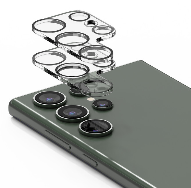 누아트 빛번짐 차단 후면 카메라 렌즈 강화유리 보호필름, 2개