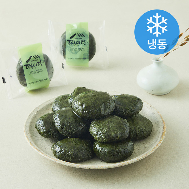 만풍 떡미당 밥알 쑥 인절미 (냉동), 60g, 1개, 8개입