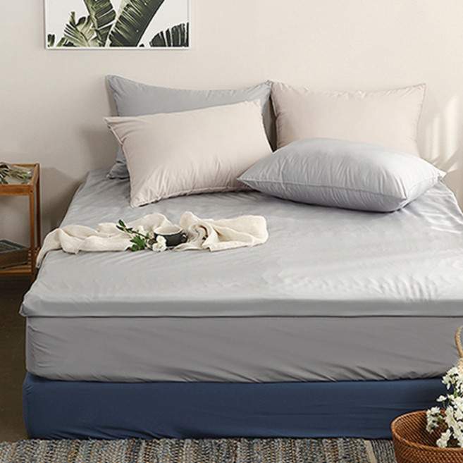 RAUM 끈적임없는 매트리스 토퍼, 실버그레이, 5cm