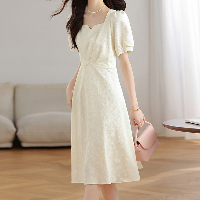 Paperments Viola 水鑽貝利夏季正式賓客洋裝 10386 含大尺碼, 白色