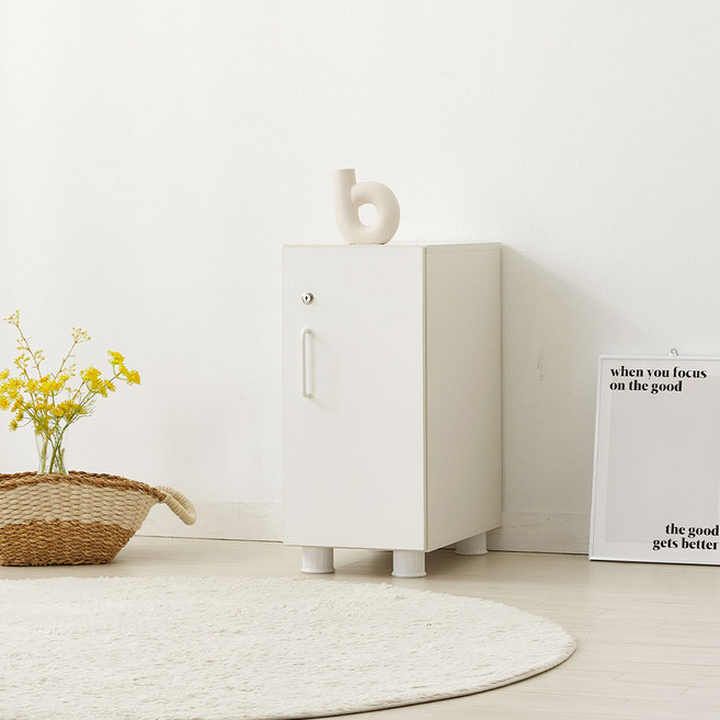 포메리트 모던에디션 하부 모듈락커장 열쇠형 655, 크림화이트, 1단