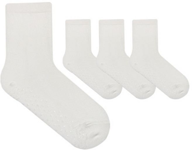 헬로삭스 딱붙양말 컴포트 솔리드 4p