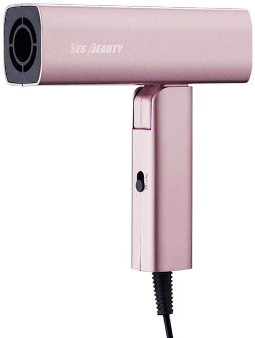 예스뷰티 접이식 헤어드라이기 750W, 샤이니핑크, YB-0700
