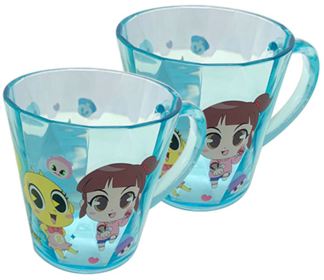 르번 국산 신비아파트 프리즘컵, 혼합색상, 2개