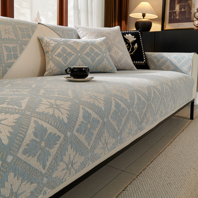 지앤와이 유러피안 다이아꽃 미끄럼방지 소파패드